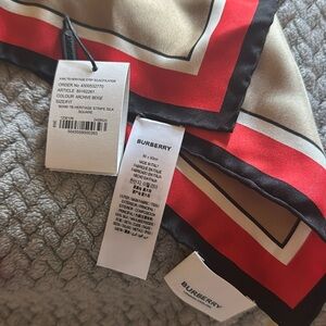 Burberry silk square scarf